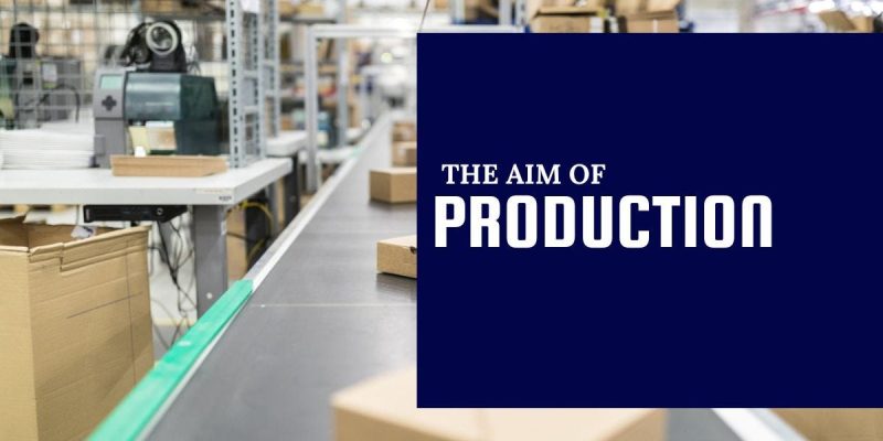 what is the aim of production