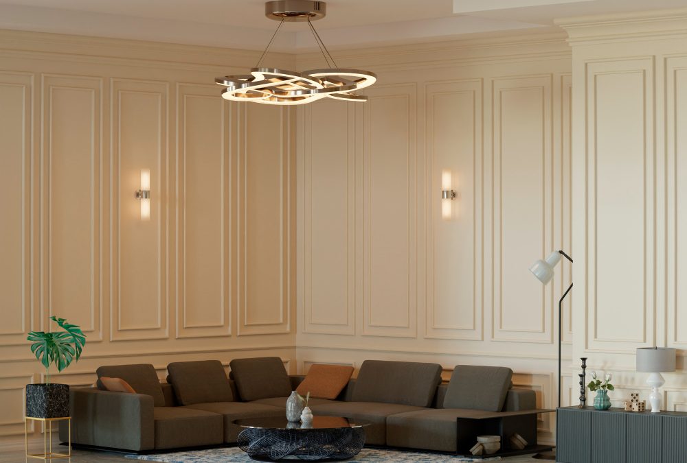Living Room Modern Wall Panelling