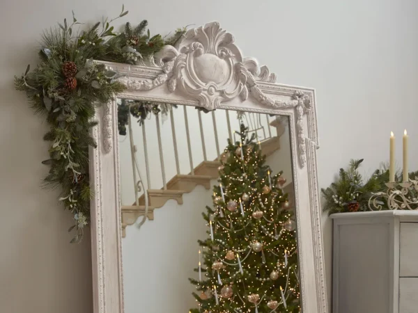 Christmas Decorations for a Mirror