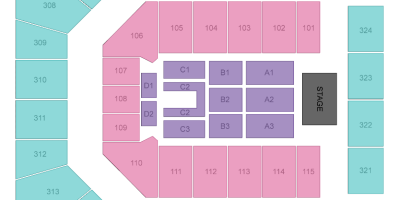 Co-op Live Seating Plan