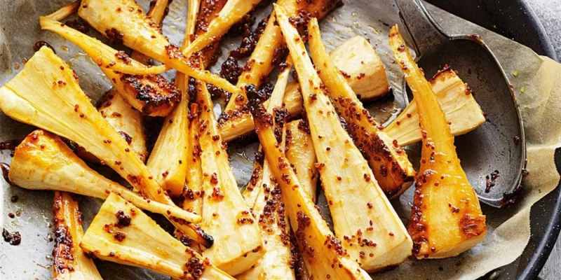 Honey and Mustard Parsnips