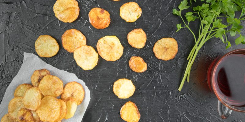 Sliced Potatoes in Air Fryer