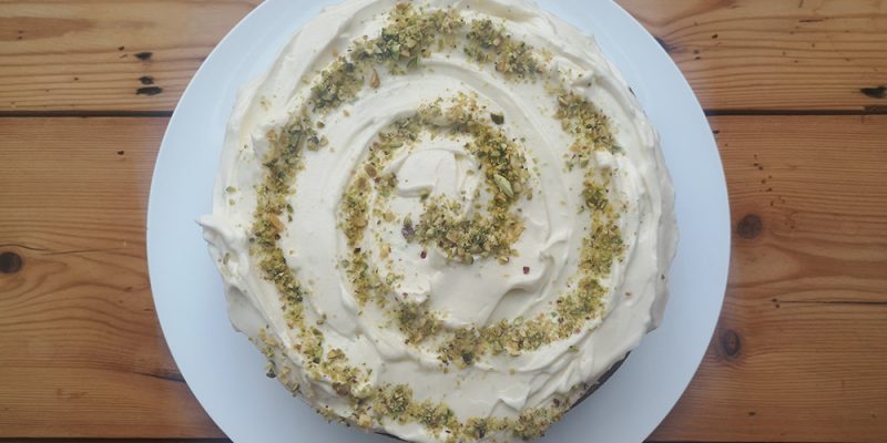 Lime and Courgette Cake