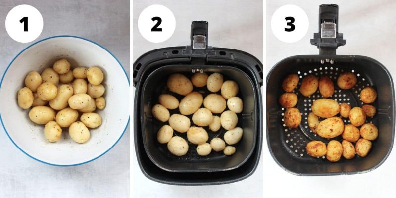 tinned potatoes in air fryer