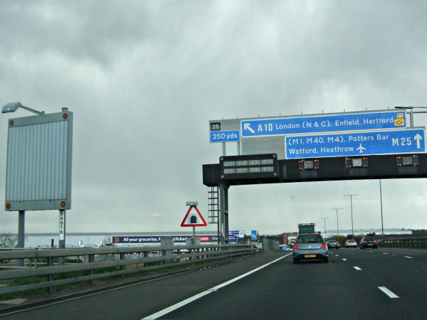 junction 25 of the m25