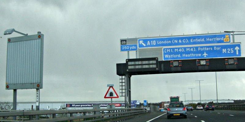 junction 25 of the m25