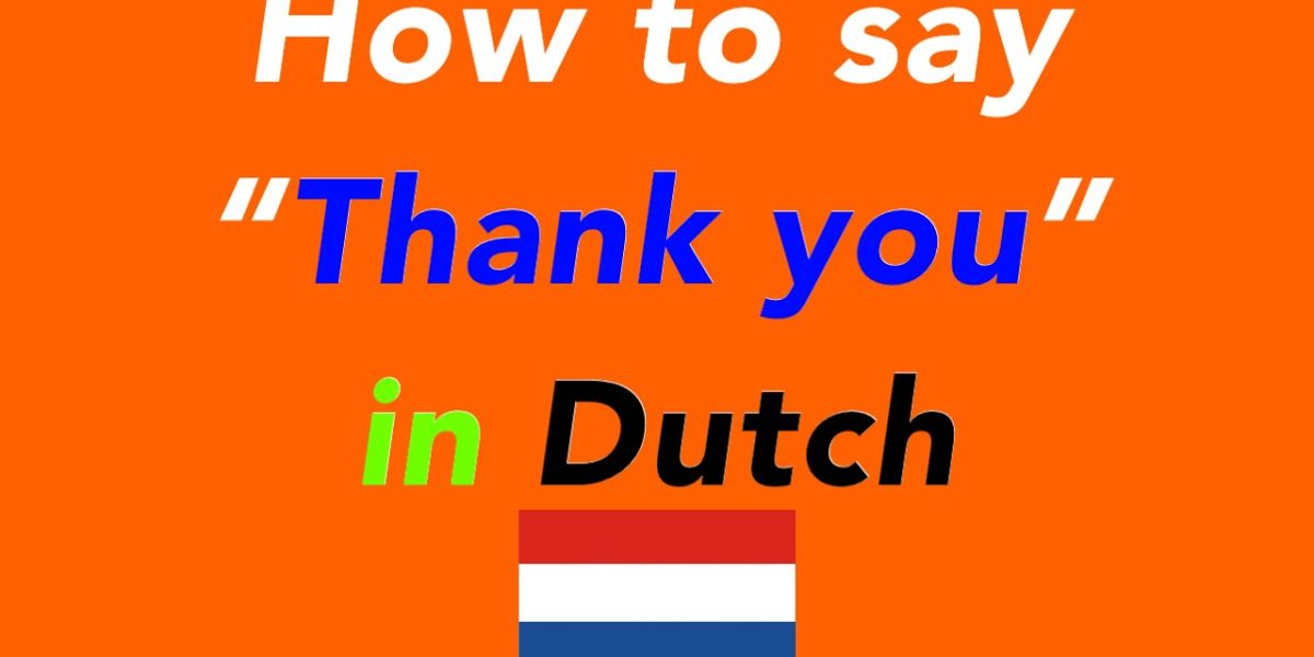 How to Say Thank You in Dutch Language 10 Powerful Phrases to Show Gratitude Money Shark