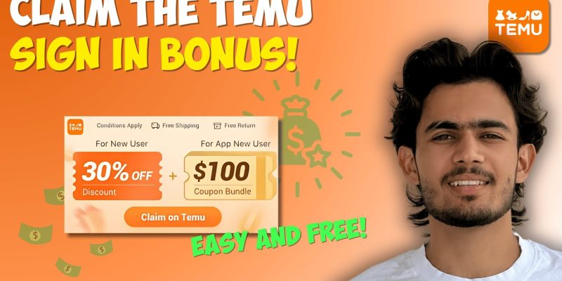 Temu Sign Up Bonus