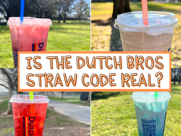 Blue Straw Dutch Bros