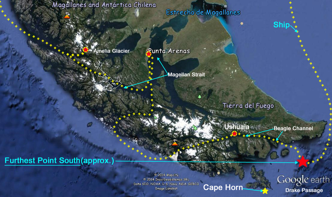 Cape Horn Map