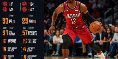 Miami Heat vs 76ers Stats