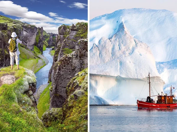 Greenland and Iceland