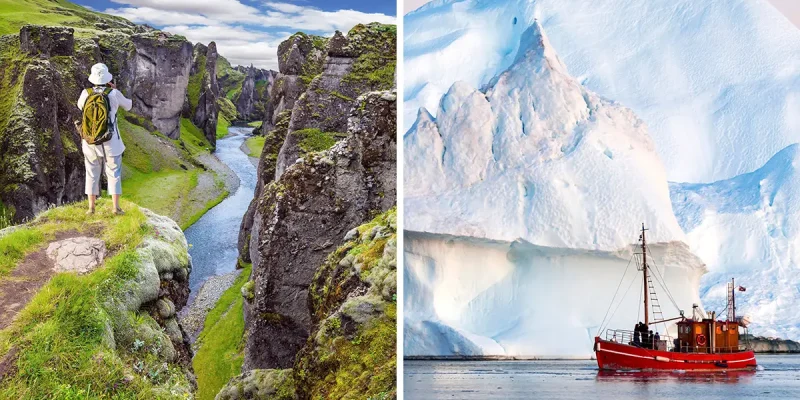 Greenland and Iceland