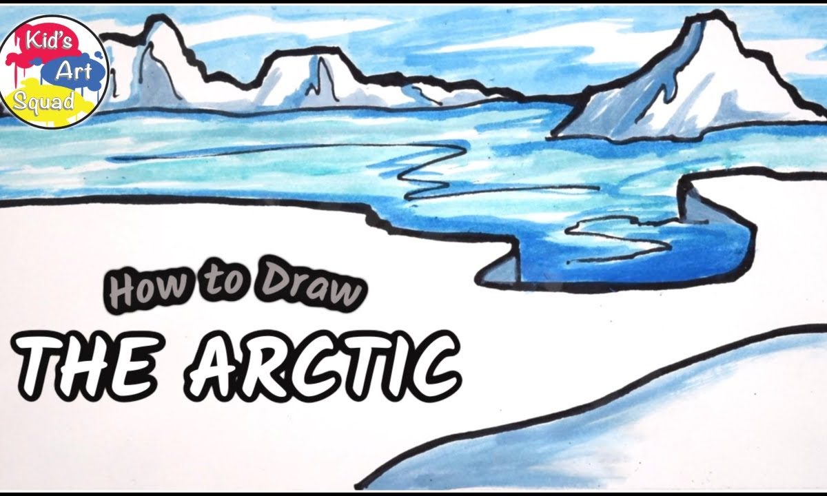An Arctic Biome Drawing