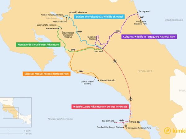 4 Days in Costa Rica Itinerary