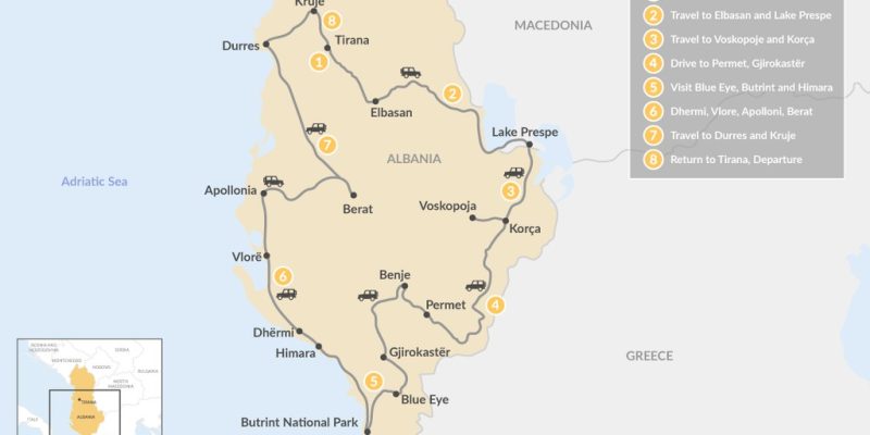 Albania Itinerary