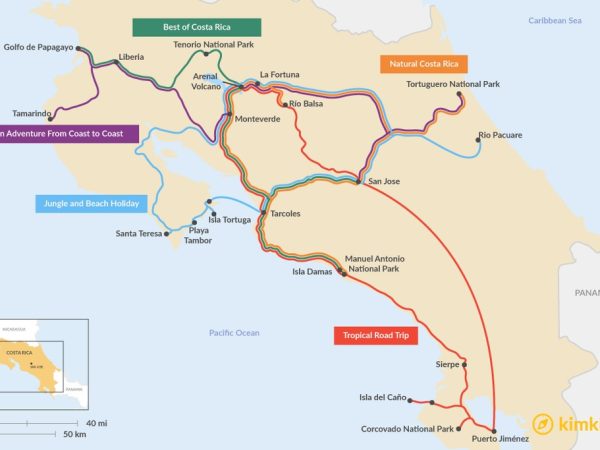 Costa Rica Travel Itinerary 2 Weeks