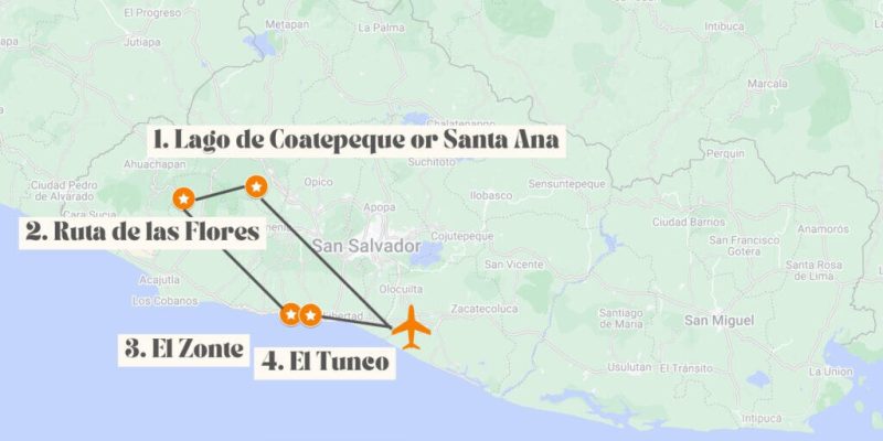 El Salvador Itinerary