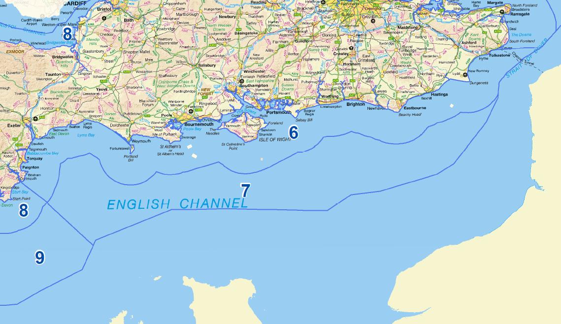 Map Of South Coast England Key Beaches Travel Routes MMO UKs South Coast To Benefit From Marine Planning 