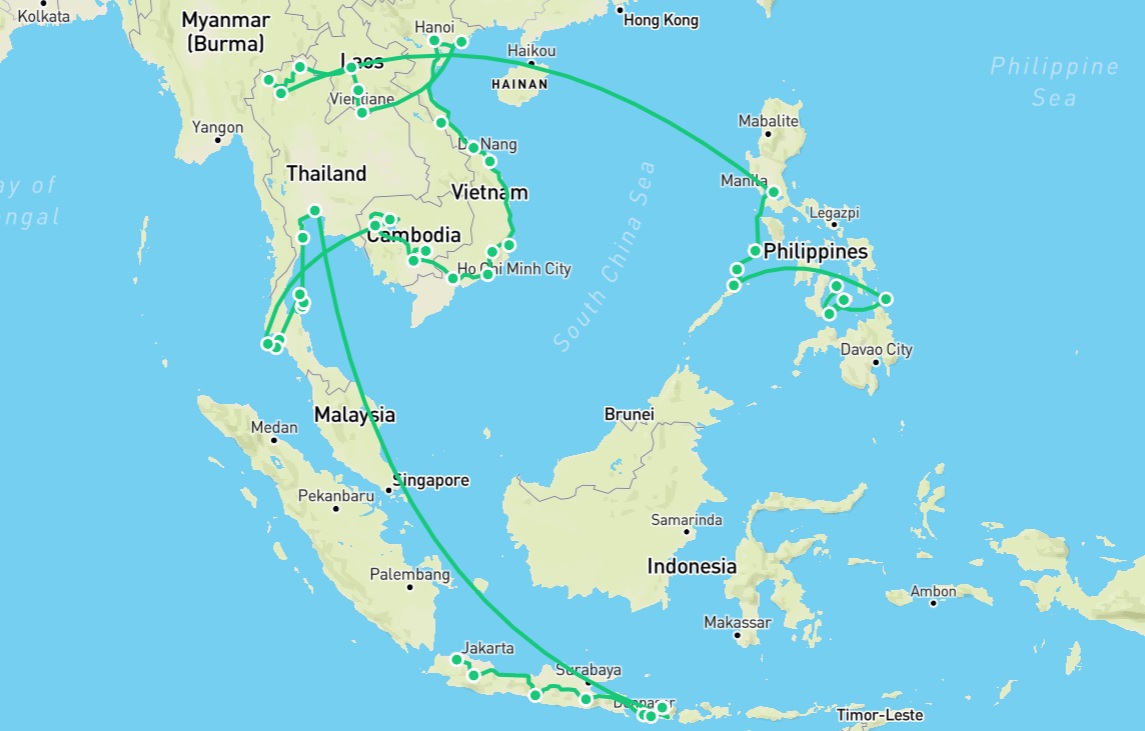 Southeast Asia Itinerary