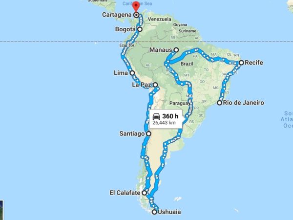 Travelling South