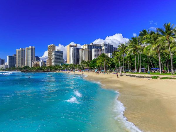 Warm Places in US in February