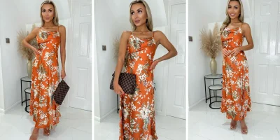 Blue Orange Dress
