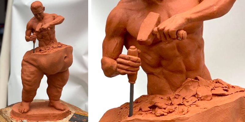 Self Made Man Statue