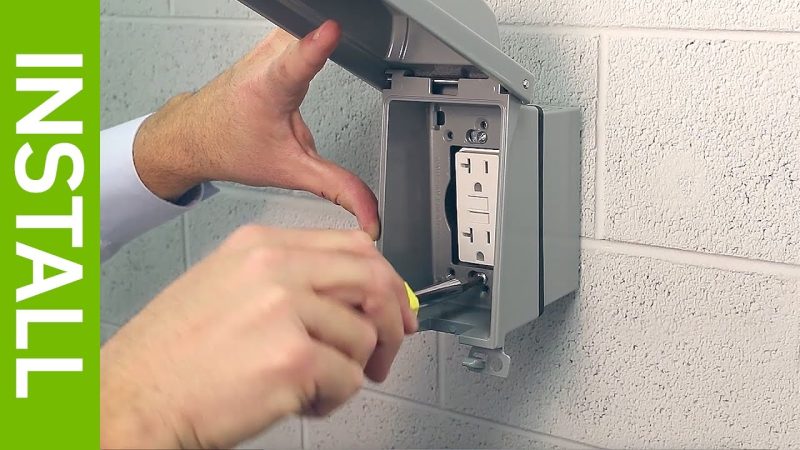 weatherproof outlet box