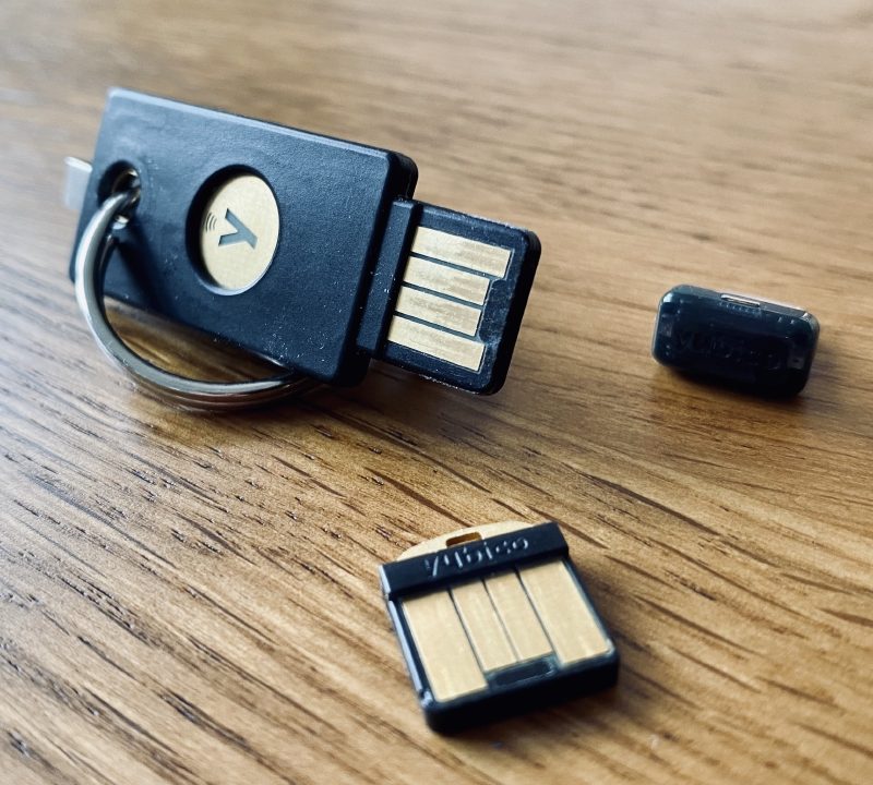 yubikey try creating a pin that's more complex